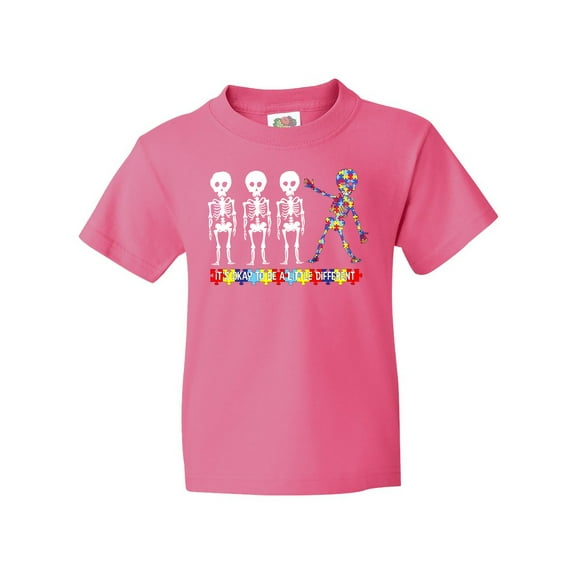 Inktastic It's Okay to Be a Little Different Autism Awareness Youth T-Shirt