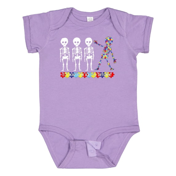 Inktastic It's Okay to be a Little Different Autism Awareness Boys or Girls Baby Bodysuit
