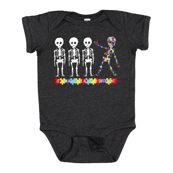 Inktastic It's Okay to be a Little Different Autism Awareness Boys or Girls Baby Bodysuit