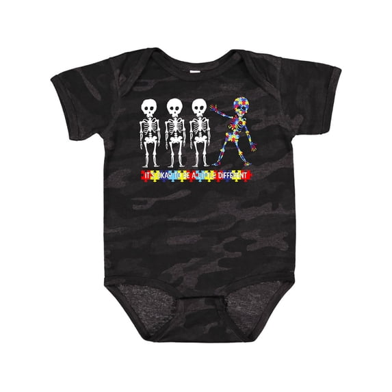 Inktastic It's Okay to be a Little Different Autism Awareness Boys or Girls Baby Bodysuit