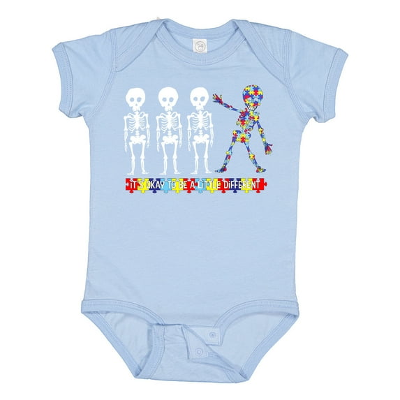 Inktastic It's Okay to be a Little Different Autism Awareness Boys or Girls Baby Bodysuit