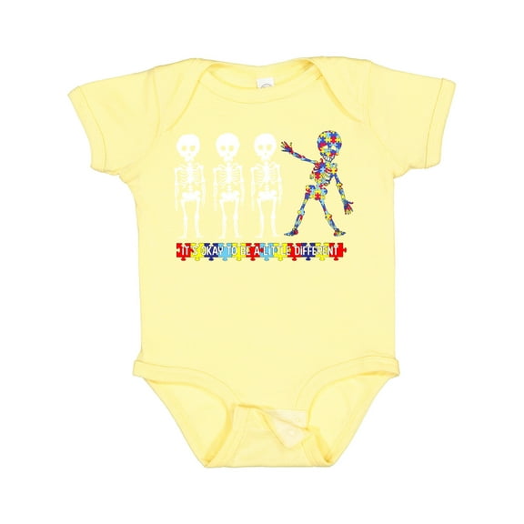 Inktastic It's Okay to be a Little Different Autism Awareness Boys or Girls Baby Bodysuit