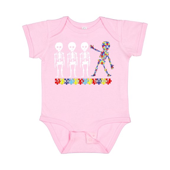 Inktastic It's Okay to be a Little Different Autism Awareness Boys or Girls Baby Bodysuit