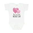 thumbnail image 1 of Inktastic It's Our First Mother's Day Cute Hugging Hearts Boys or Girls Baby Bodysuit, 1 of 5