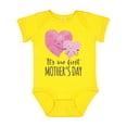 thumbnail image 1 of Inktastic It's Our First Mother's Day Cute Hugging Hearts Boys or Girls Baby Bodysuit, 1 of 5