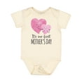 thumbnail image 1 of Inktastic It's Our First Mother's Day Cute Hugging Hearts Boys or Girls Baby Bodysuit, 1 of 5