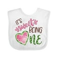 thumbnail image 1 of Inktastic It's Sweet Being One Watermelon First Birthday Boys or Girls Baby Bib, 1 of 4