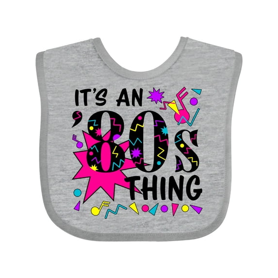 Inktastic It's an '80s Thing Boys or Girls Baby Bib