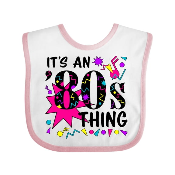 Inktastic It's an '80s Thing Boys or Girls Baby Bib