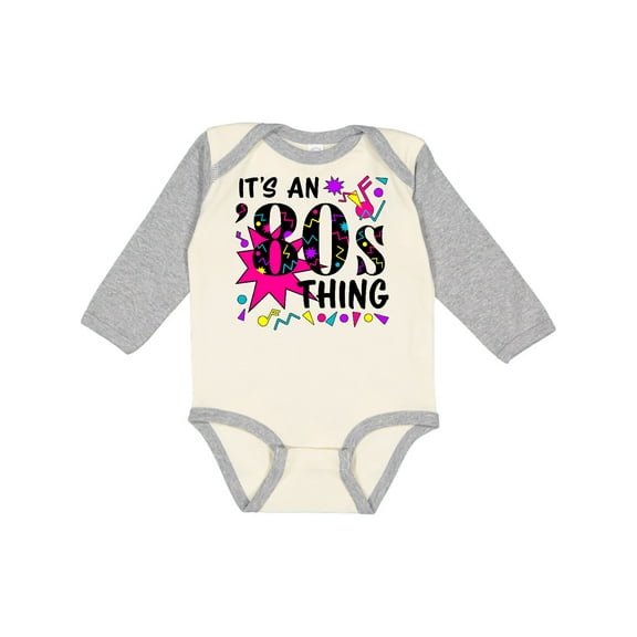 Inktastic It's an '80s Thing Boys or Girls Long Sleeve Baby Bodysuit