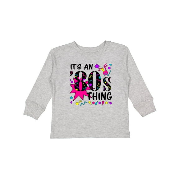 Inktastic It's an '80s Thing Boys or Girls Long Sleeve Toddler T-Shirt