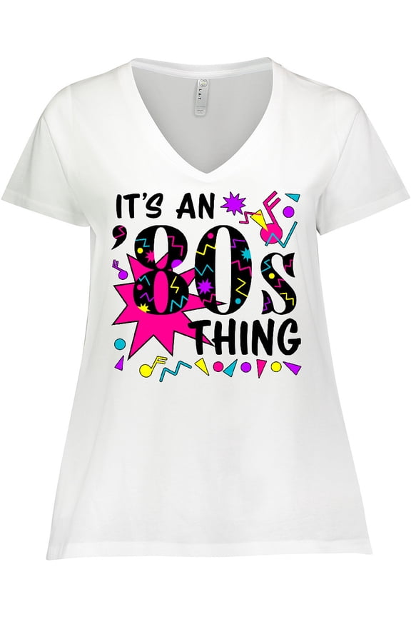 It's an '80s Thing Women's Plus Size V-Neck T-Shirt