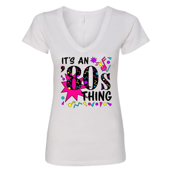 Inktastic It's an '80s Thing Women's V-Neck T-Shirt