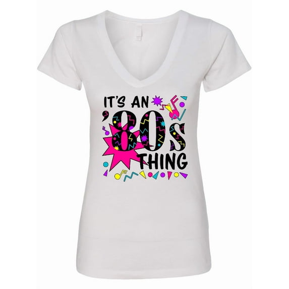 Inktastic It's an '80s Thing Women's V-Neck T-Shirt