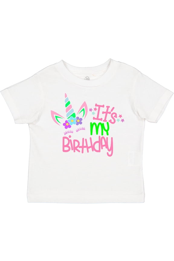 It's my Birthday Unicorn Boys or Girls Toddler T-Shirt