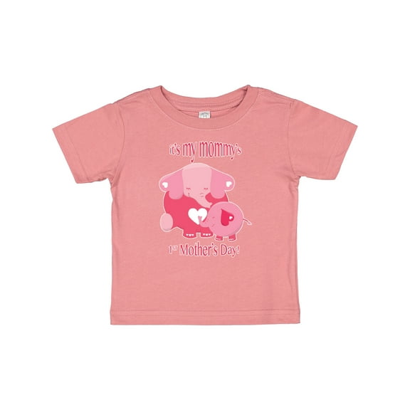 Inktastic It's my Mommy's 1st Mother's Day Boys or Girls Baby T-Shirt
