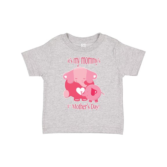 Inktastic It's my Mommy's 1st Mother's Day Boys or Girls Toddler T-Shirt