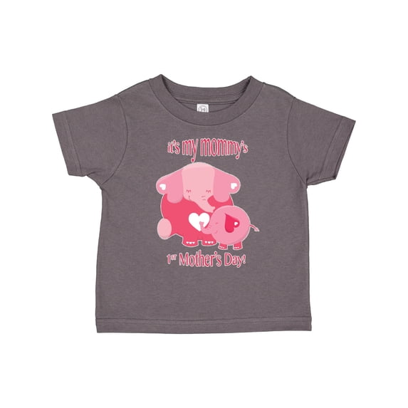 Inktastic It's my Mommy's 1st Mother's Day Boys or Girls Toddler T-Shirt