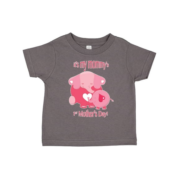 Inktastic It's my Mommy's 1st Mother's Day Boys or Girls Toddler T-Shirt