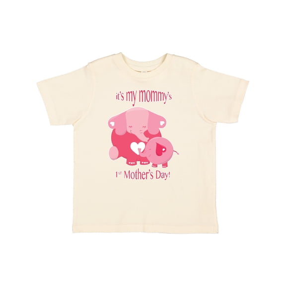 Inktastic It's my Mommy's 1st Mother's Day Boys or Girls Toddler T-Shirt