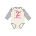 thumbnail image 1 of Inktastic It's my Second Birthday Boys or Girls Long Sleeve Baby Bodysuit, 1 of 5