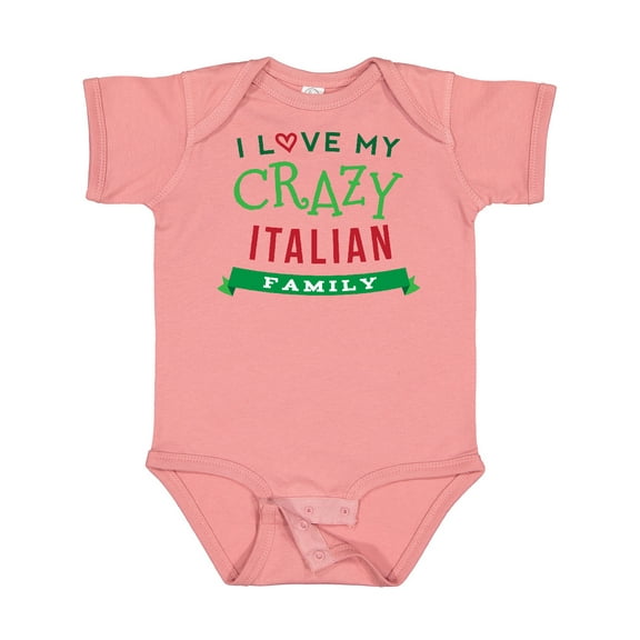 Inktastic Italian Family Heritage Boys or Girls Baby Bodysuit