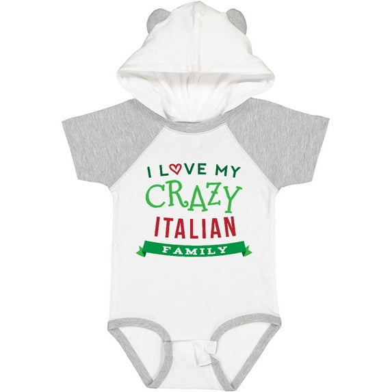 Inktastic Italian Family Heritage Boys or Girls Baby Bodysuit