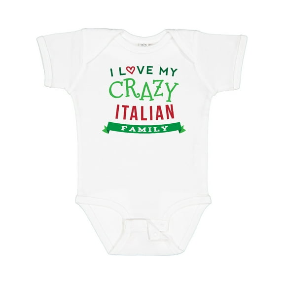 Inktastic Italian Family Heritage Boys or Girls Baby Bodysuit