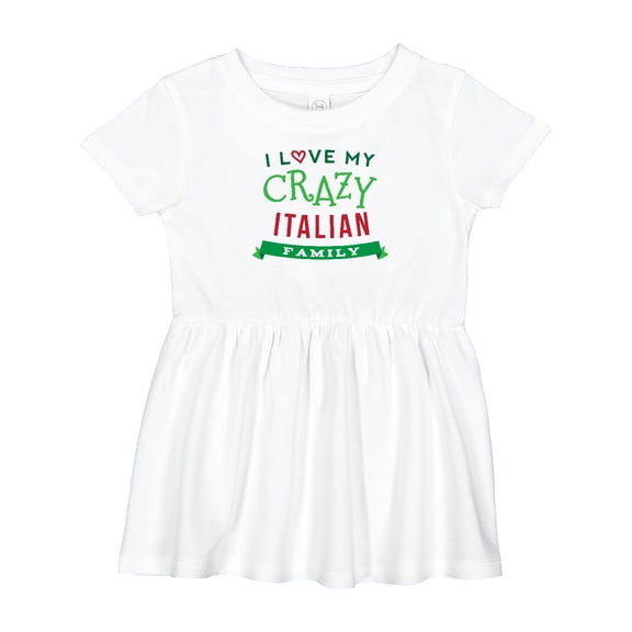 Inktastic Italian Family Heritage Girls Baby Dress