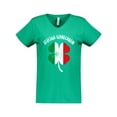 thumbnail image 1 of Inktastic Italian Leprechaun Women's V-Neck T-Shirt, 1 of 5