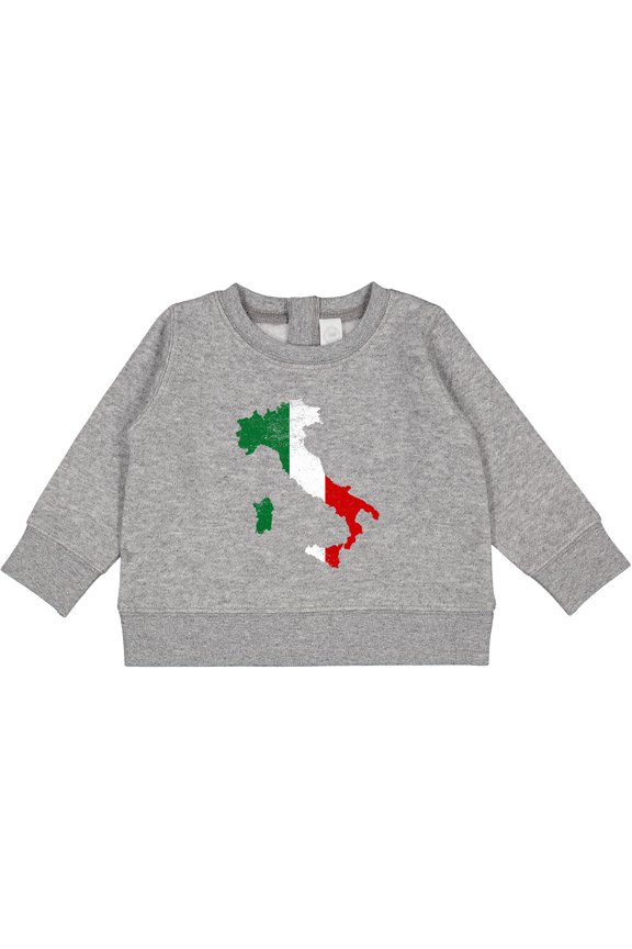 Italian Map Flag Baby Sweatshirt
