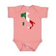 thumbnail image 1 of Inktastic Italian Map Flag Boys or Girls Baby Bodysuit, 1 of 5