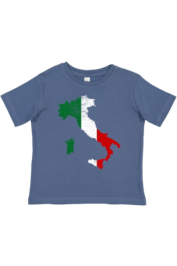 Italian Map Flag Boys or Girls Toddler T-Shirt