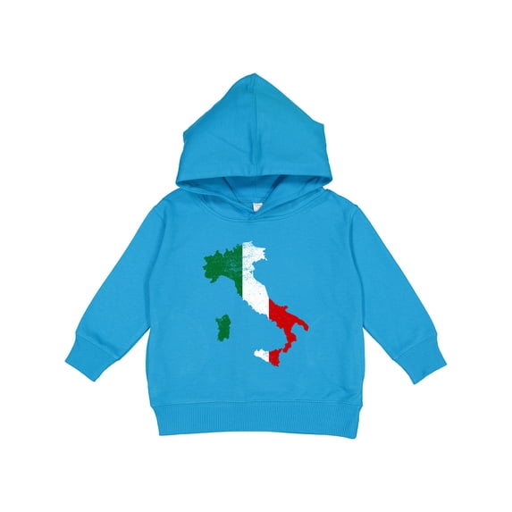 Inktastic Italian Map Flag Toddler Hoodie