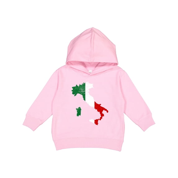 Inktastic Italian Map Flag Toddler Hoodie