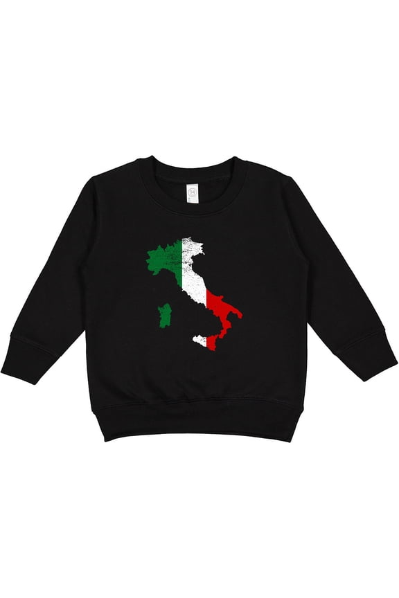 Italian Map Flag Toddler Sweatshirt