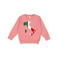 thumbnail image 1 of Inktastic Italian Map Flag Toddler Sweatshirt, 1 of 4