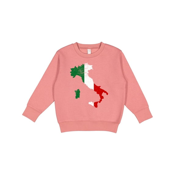 Inktastic Italian Map Flag Toddler Sweatshirt