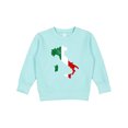 thumbnail image 1 of Inktastic Italian Map Flag Toddler Sweatshirt, 1 of 4