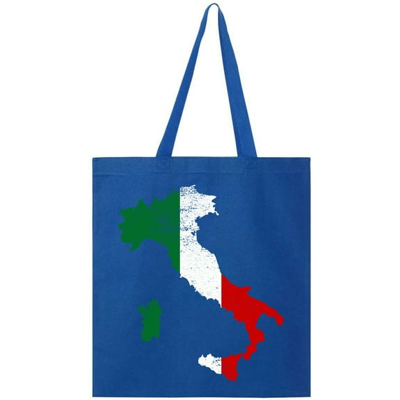 Inktastic Italian Map Flag Tote Bag