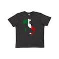 thumbnail image 1 of Inktastic Italian Map Flag Youth T-Shirt, 1 of 5