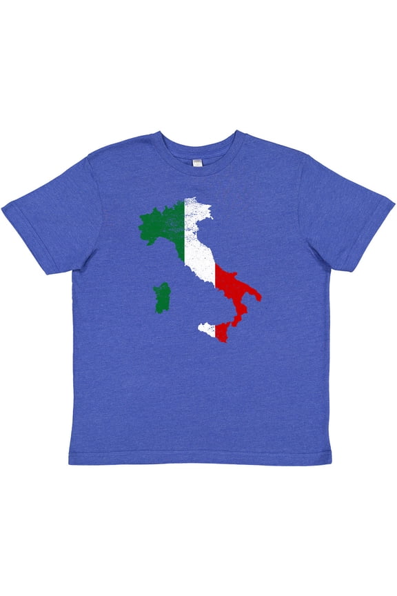 Italian Map Flag Youth T-Shirt