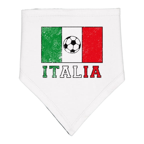 Inktastic Italian Soccer Baby Bandana Bib