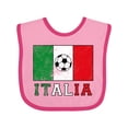 thumbnail image 1 of Inktastic Italian Soccer Boys or Girls Baby Bib, 1 of 4