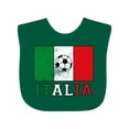 thumbnail image 1 of Inktastic Italian Soccer Boys or Girls Baby Bib, 1 of 4