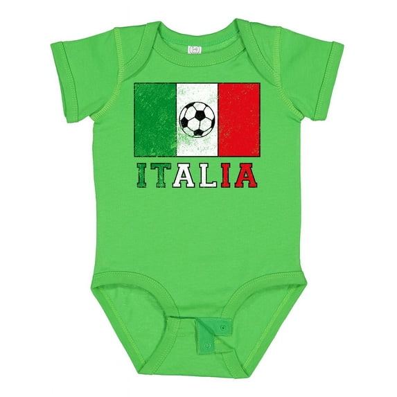 Inktastic Italian Soccer Boys or Girls Baby Bodysuit
