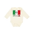 thumbnail image 1 of Inktastic Italian Soccer Boys or Girls Long Sleeve Baby Bodysuit, 1 of 5