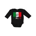 thumbnail image 1 of Inktastic Italian Soccer Boys or Girls Long Sleeve Baby Bodysuit, 1 of 5