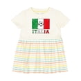 thumbnail image 1 of Inktastic Italian Soccer Girls Baby Dress, 1 of 5