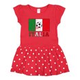 thumbnail image 1 of Inktastic Italian Soccer Girls Toddler Dress, 1 of 4